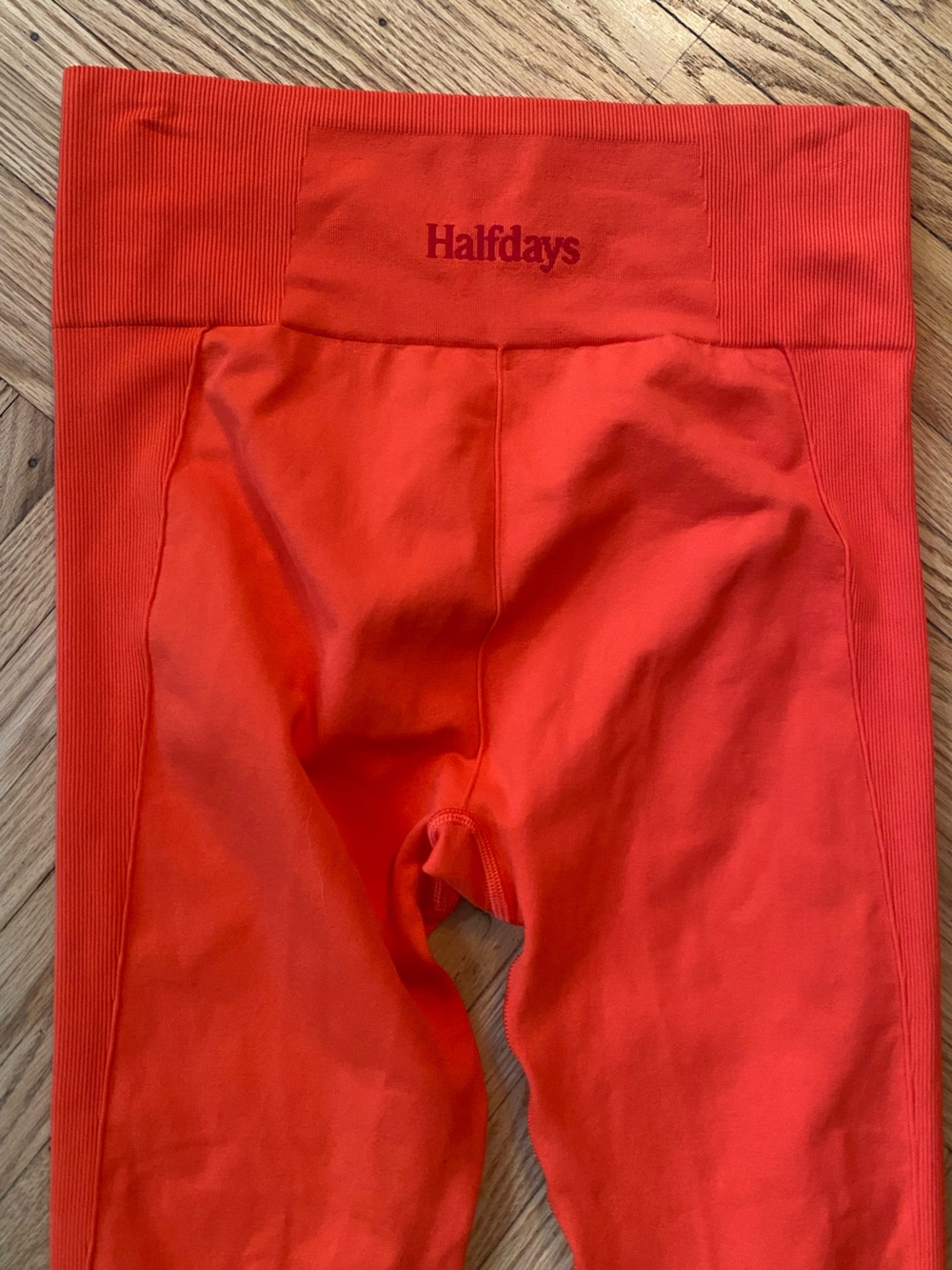 Halfdays Women's High-Waist Leggings in Bright Red
